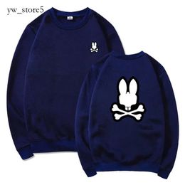 psychological bunny Fun Rabbit Printing Hoodies Cotton Bad Bunny Hooded Purple Hoodie Sweater Sports Sweatshirts Men Pullovers psyco bunny hoodie