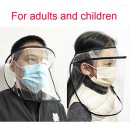 Berets Anti Droplet Dust-proof Full Face Cover Hat Mouth Mask Protective Adult Children Visor Shield Transparent