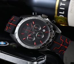 Relogio Masculino 40mm Military Sport Style Large Men Watches Fashion Designer Black Dial Unique Silicone Clock Watche 20211985556