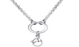 Mesinya 28039039 32039039 25mm 316L Stainless Steel Custom Rolo Chain Necklace Floating Charm Lanyard Pendant Locket 3349067