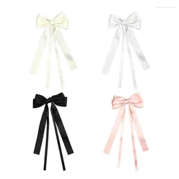 Hair Clips Fashion Bow Hairpin For Women Girls Ribbon Bowknot Sweet Double Layer Long Barrettes Headpiece Headwear