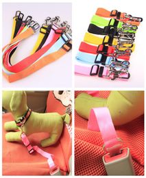 Dog Pet Car Safety Seat Belt Harness Restraint Lead Adjustable Leash Travel Clip Dogs Supplies Accessories7114062