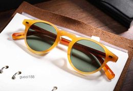 Men Women 45 Mm 47 2size Ov 5186 Vintage Polarised Ov5186 Retro Gregory Peck Brand Sun Glasses Eyewear with Original Box WOLO