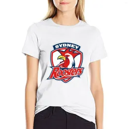 Women's Polos Sydney Roosters T-shirt Kawaii Clothes Tees Aesthetic Clothing Womens