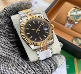 High quality 36mm Casual mens womens watch Mechanical automatic date Sapphire Ladies dress watches Stainless steel bracelet waterp7807908