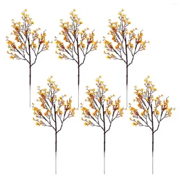 Decorative Flowers Artificial All Over The Sky Silk Flower Dried Bouquets Wedding Restaurant Wisteria Lights Wall Decorations