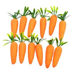 Decorative Flowers Foam Carrot Decoration Mini Easter Artificial DIY Crafts Ornaments For Party Wedding Pography Home Decor