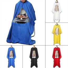 Hairdresser Professional Hair Barber Salon Cutting Gown Capes View Window Apron Waterproof Hairdressing Cape Clothes dressing