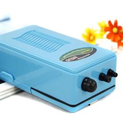 SB980 Portable Aquarium Battery Backup Operated Fish Tank Air Pump Aerator Oxygen4675107