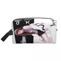 Storage Bags Custom ITZYS YEJI Kill My Doubt Toiletry Bag Women Kpop Girl Music Group Cosmetic Makeup Organiser Lady Beauty Kit Box