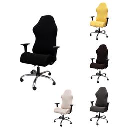 Elastic Gaming Competition Chair Covers Household Office Internet Cafe Rotating Armrest Stretch Chair Cases 268y