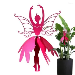 Garden Decorations Pinwheels For Yard And Flower Fairy Dancing Amidst Wind Spinners Art Statue Ballerina Metal