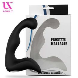 Other Health Beauty Items Vibrating Prostate Massager Men Waterproof Anal Plug Powerful Motors 10 Stimulation Patterns Butt Silicone s for Adult 18 Y240503