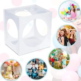 Party Decoration 1set Balloon Measuring Device Transparent Square Size Measurement Box Accessories Birthday Wedding Decor