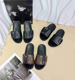 Popular kids slippers Letter logo printing baby shoes sizes 26-35 Including shoe box Rectangular brand summer boys girls Sandals 24April