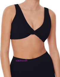 Designer Lul Yoga Outfit Sport Bras Women High Support Pavoi Active Bra |Cuscinetti rimovibili a bassa torsione reversibili di umidità reversibili 39;Sports Flexflow