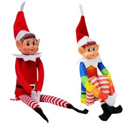 Miniatures Christmas Plush Doll Toys Elf Ornament For Desktop Table Bookshelf Decorations New Year Christmas Xmas Gift Home Decor