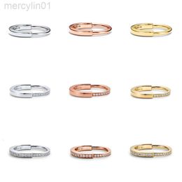 Designer Jewellery t Home Precision High Quality U-shaped Buckle Ring Without Diamonds with Diamonds Coloured Ring Fashion Hundred Towers