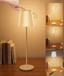 Table Lamps Cordless Lamp Wireless Touch Nightstand GRB Dimmable Rechargeable Battery Operated LED Night Light IP54 Waterproof