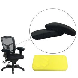 Chair Covers Office Parts Arm Pad Memory Foam Armrest Cover Cushion Pads For Home Comfortable Elbow Pillow 210P