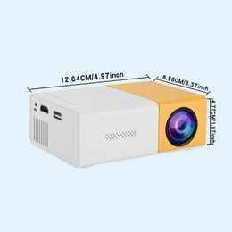 Projectors YG300 Mini HD Home Theater Portable Projector is compatible with USB and HDMI and can be directly connected to a phone J0509