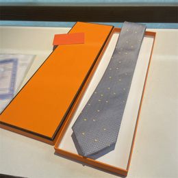 Designer Men Neck Tie Brands Cowboy Necktie Knitted Printing Ties Silk Mens Gifts Luxury Clothing Cravat H2024 With Box