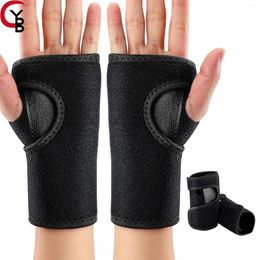 Wrist Support 2 Pieces Carpal Tunnel Braces For Night Sleep Brace Splint Stabilizer And Hand Cushioned