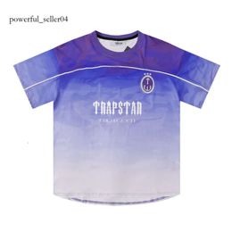 Trapstar T-shirts Trendy Designer Trend Brand Design Shirt Mens Football Jersey Tee Women Summer Casual Loose Quick Drying T Shirts Short Sleeve Tops Trapstar 268