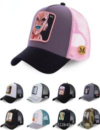 Newest Naruto Anime Mesh Cap Style Patch Trucker Hat Curved Brim Baseball Cap Gorras Casquette Drop8543670