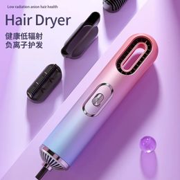 Portable Powerful High Speed Hair Dryer One Step Ionic Hair Dryer Hairdryer Professional Hair Blow Dryer 240509