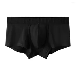 Underpants Mens Breathable Boxers Briefs Sexy Pouch Bulge Youth Solid Lingerie Jockstrap Ultra Thin Soft Comfy Underwear Homme