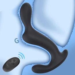 Other Health Beauty Items Anal Vibrator Prostate Massager Anal Butt Plug with Design and Stimulation Point for Beginner Advance Anal s for adult Y240503