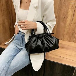 Shoulder Bags Luxury Black Women Soft Leather Sac A Main Female Top-handle Hobos Vintage Messenger Bag Satchels Handbags