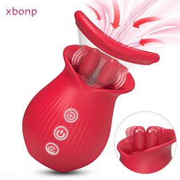 Other Health Beauty Items Powerful Sucking Vibrator for Women with Tongue Licking 10 Wiggling Modes Sucker Clitoris Stimulator s Goods for Adults Y240503