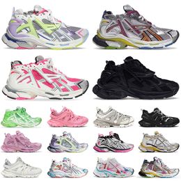 Runner 7 7.5 3 Designer Shoes Woman Track Runners Sneakers Womens Mens Shoes White Blue Yellow Grey Black Multicolor Pink Red Purple Older Ancien Trainers Tennis Shoe