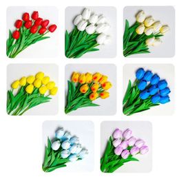 Decorative Flowers 10pieces Beautiful Fake Plants Bouquet With Real Touch Texture Enhance Your Garden Ambience Simulation Branches