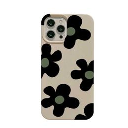 Cell Phone Cases Cool Art Flower Khaki Phone Case For iPhone 13 14 Pro Max 11 12 Mini 7 8 Plus X XS Max XR Fashion Shockproof Soft TPU Back Cover J240509