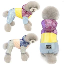 Dog Apparel Luxury Clothes Clothing Puppy Thicken Windproof Winter Jacket Costume Cotton Mascotas Ropa Para Perro