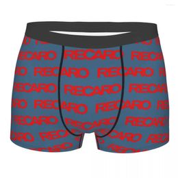 Underpants Custom Recaros Logo Underwear Men Stretch Boxer Briefs Shorts Panties Soft For Male