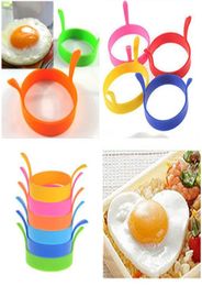 Mould Tool Egg frying machine Kitchen Silicone Fried Fry Frier Oven Poacher Eggs Poach Pancake Ring YHM598ZWL4477383