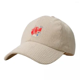 Ball Caps Lobster Trap 24 - RS Edition Corduroy Baseball Cap Foam Party Hat Big Size Designer Beach Hats For Men Women's