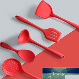 Fruit Vegetable Tools Rubber Sile Cookware Chinese Spata Rice Spoon Leaky Baking Kitchen Utensils Cooking Set Sale Drop Delivery H Dhfnq