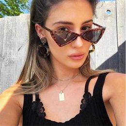 Retro Cateye Women Sunglasses Brand Small Plastic Vintage Red Mirror Sun Glasses Female Eyewear Uv400 gafas1 204J