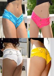 Top Quality Sexy Skinny Jeans Denim Shorts Summer Low Waist Sexy Super Short Pants 4 Colours 1810549