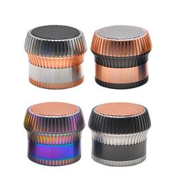 Mushroom Style Smoking Zinc Alloy Smoking Herb Grinder 63MM 4Piece Metal Tobacco Herbal Grinders Manual Cigarette Cutter Crusher P2398233