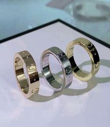 Europe America Fashion Style Men Lady Women Titanium steel Engraved Initials Pattern Lovers Narrow Ring 3 Color Size US5US122565753