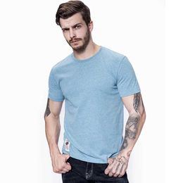Men's T-Shirts Mens T-shirt 2023 Summer Cotton White Solid T Shirt Clothing Causal O-neck Basic Black Tshirt Male High Quality Classical Tops Y240509