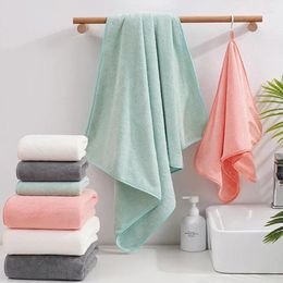 Towel 140x70cm Bath Towels Coral Velvet Shower Absorbent Soft Beach Large Bathrobe Bathing Robe Bathroom Washcloth