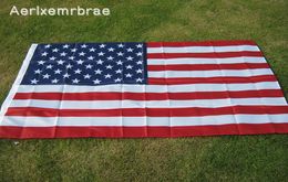 aerxemrbrae flag150x90cm us flag High Quality Double Sided Printed Polyester American Flag Grommets USA Flag2357635