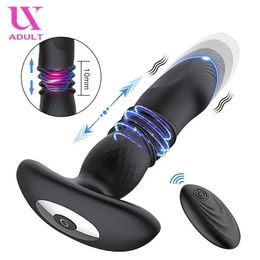 Other Health Beauty Items Thrusting Dildo Vibrator for Women Wireless Remote Control for Men Prostate Massager Butt Plug s Goods For Adults 18 Y240503